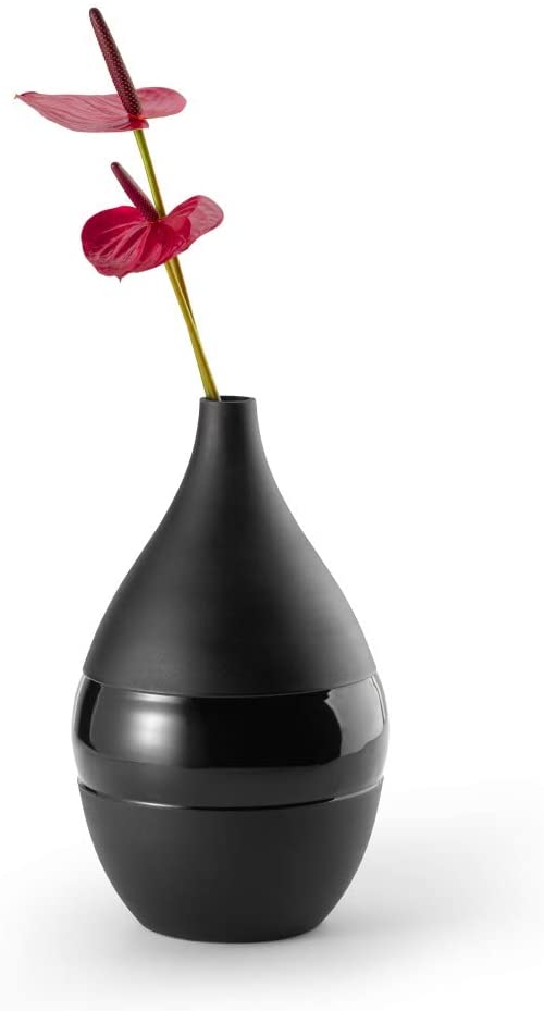 Philippi - Negretto vase L - black - design from Hamburg - this vase is part of the Negretto series by Philippi