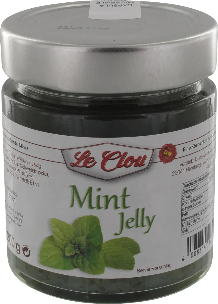 Le Clou Mint Jelly Gourmet Sauce for Lamb and Game 200g
