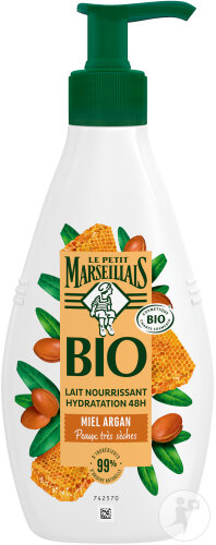 Le Petit Marseillais Moisturizing Body Milk Honey Argan 250ml