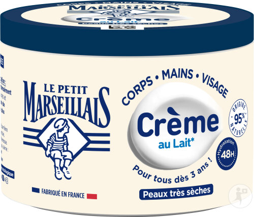 Le Petit Marseillais Multi-Usages Moisturizing Cream Milk Jar 360ml