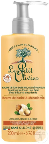 Le Petit Olivier Care Balm No Rinse Repairing Shea Butter And Macadamia 200ml