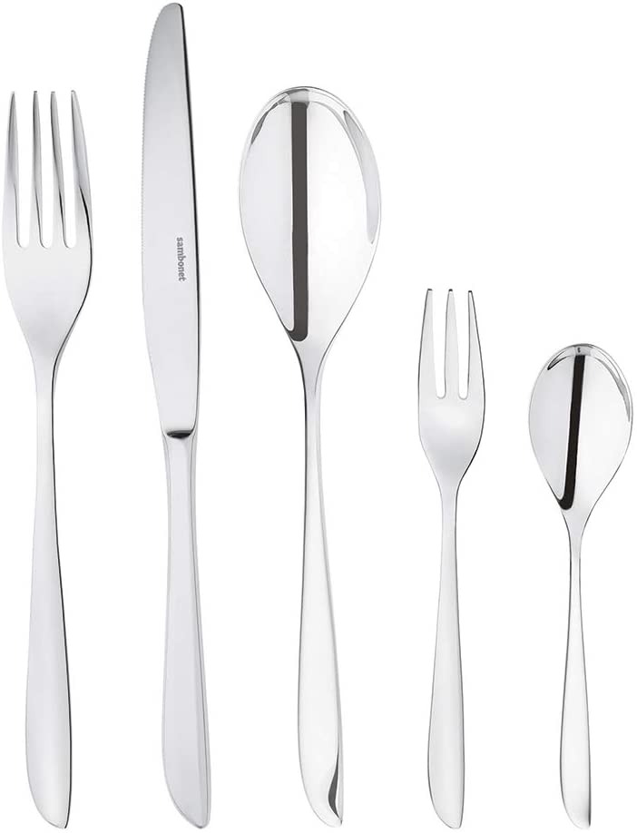 Sambonet Leaf Stainless Steel Cutlery Set 60 Pieces VH.