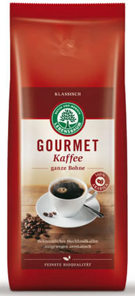 Lebensbaum Gourmet Coffee Classic, whole beans 1kg