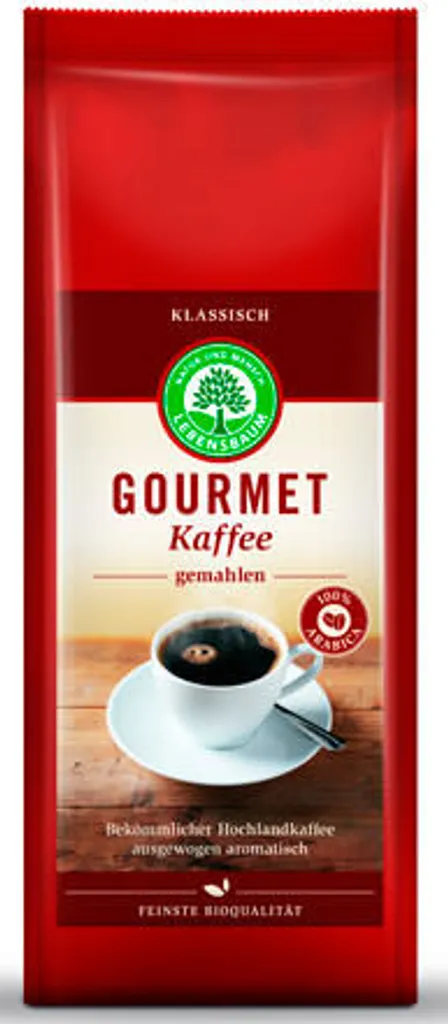 Lebensbaum Gourmet Coffee classic, ground 500g
