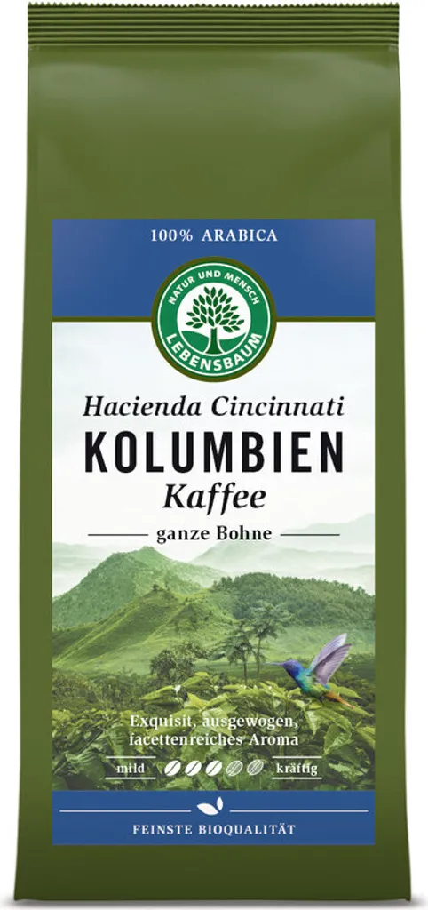 Lebensbaum Colombia Hacienda Bean 250g