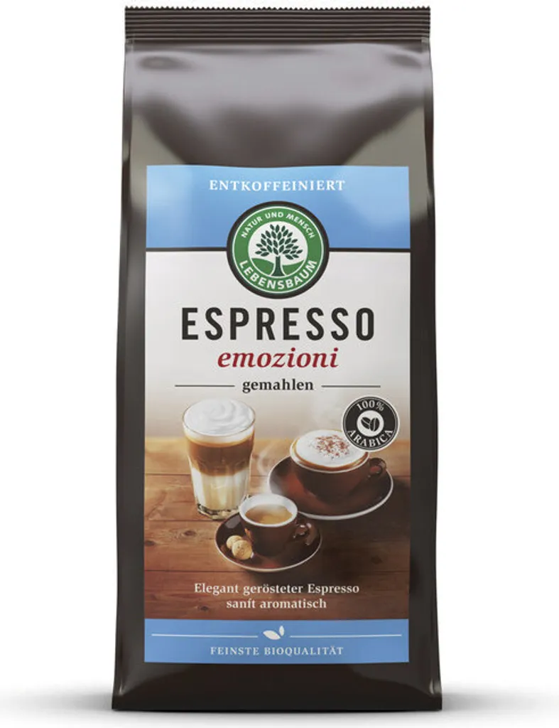 Lebensbaum Solea Espresso ground & decaffeinated 250g