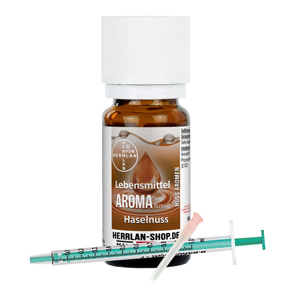 Food flavoring - Hazelnut - 10 ml - HERRLAN quality - Germany
