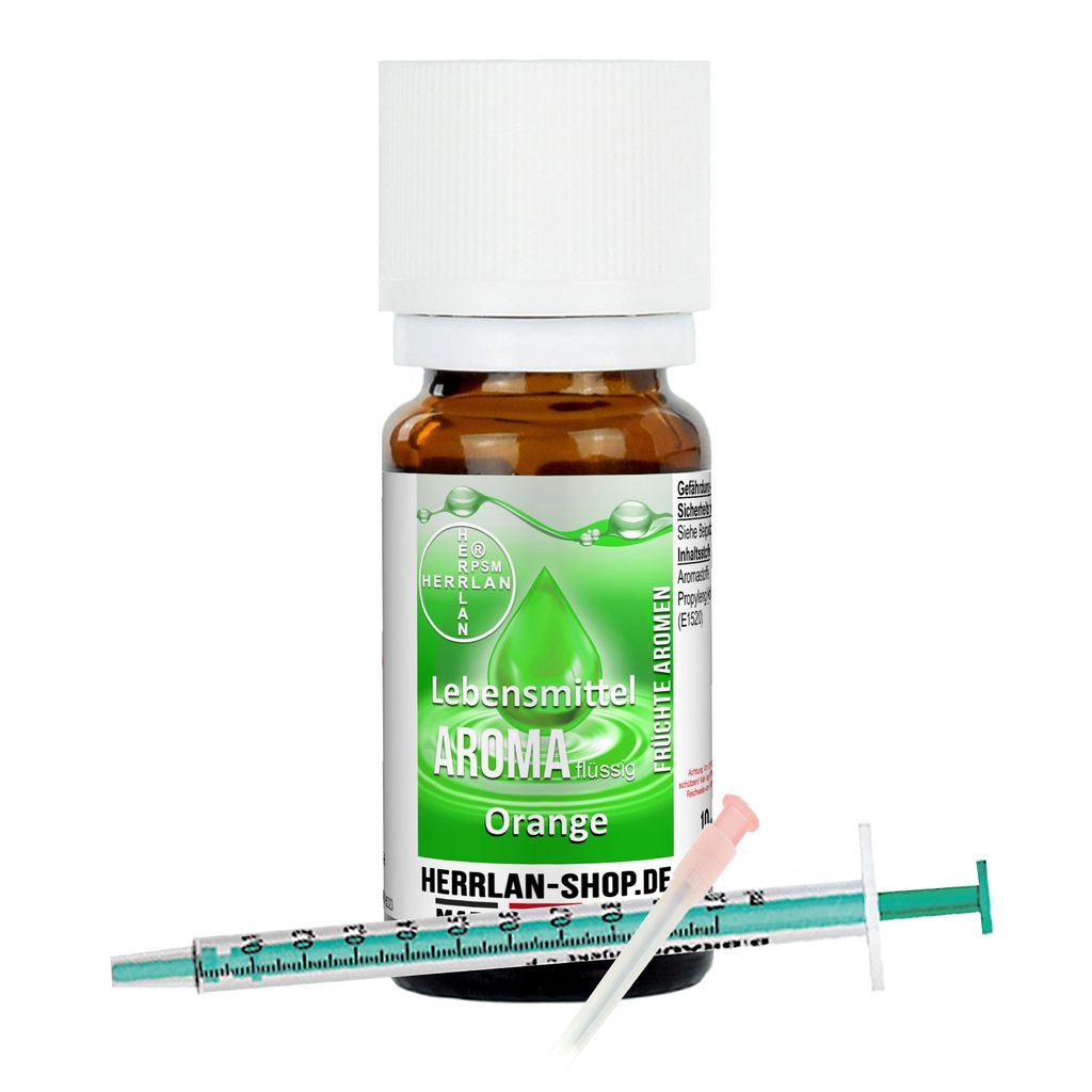Food Flavoring - Orange - 10 ml - HERRLAN Quality - Germany
