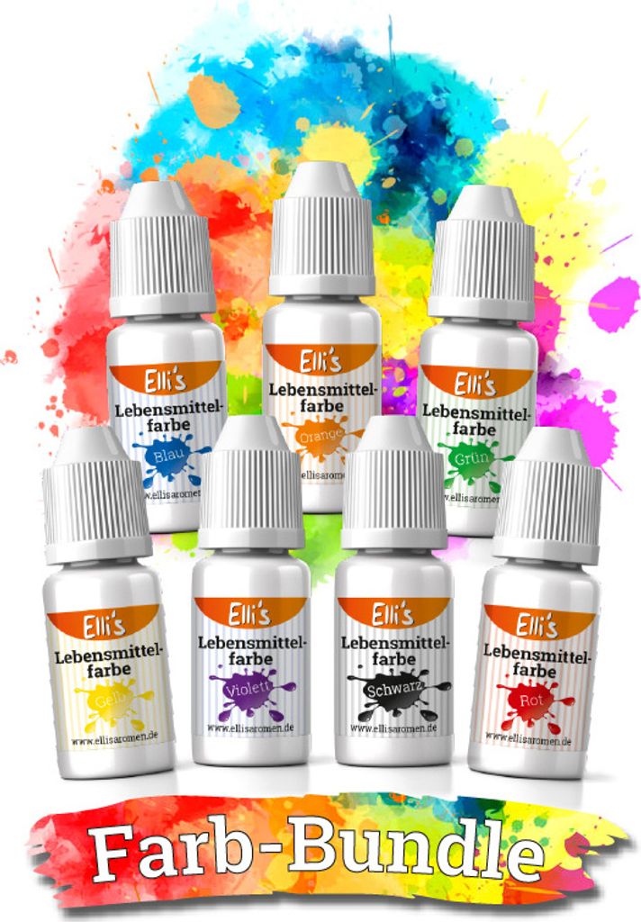 Food coloring bundle of 7 colors (7 * 10ml)