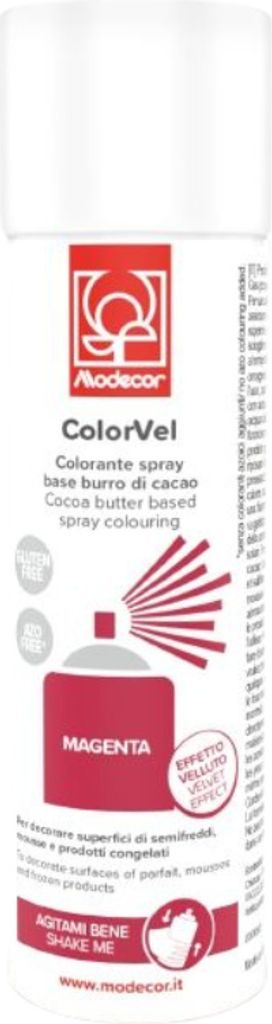 Food coloring Colorvel Spray Vell.250ml Magenta Af - Modecor