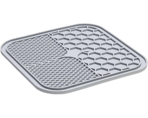 Lick mat Karlie lick mat Ava silicone approx. 20 x 20 x 1 cm, gray