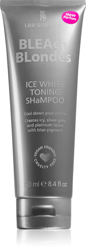 Lee Stafford Bleach Blondes Ice White Neutralizing Silver Shampoo for blonde and streaked hair