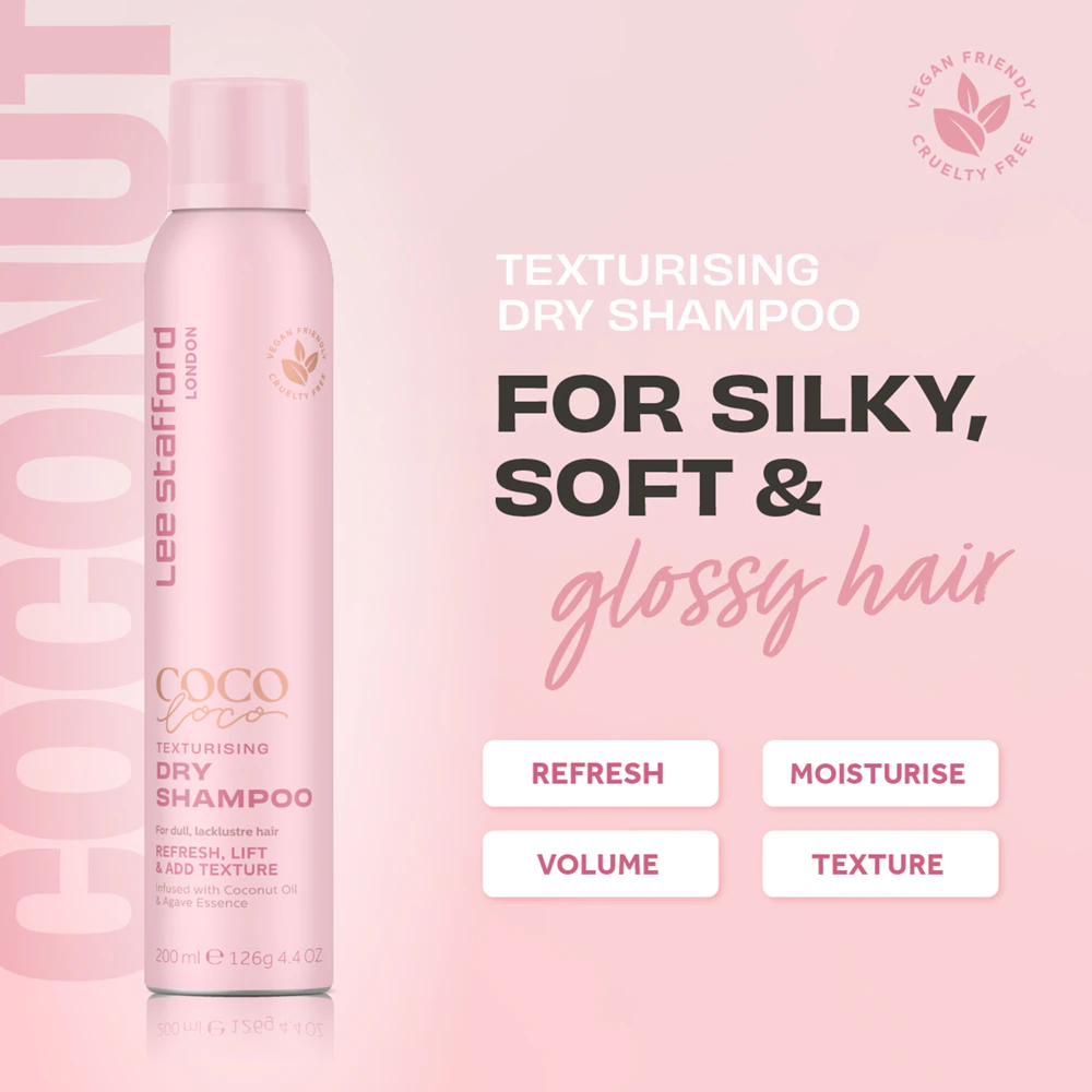 Lee Stafford CoCo LoCo Agave Structuring Dry Shampoo for all hair types