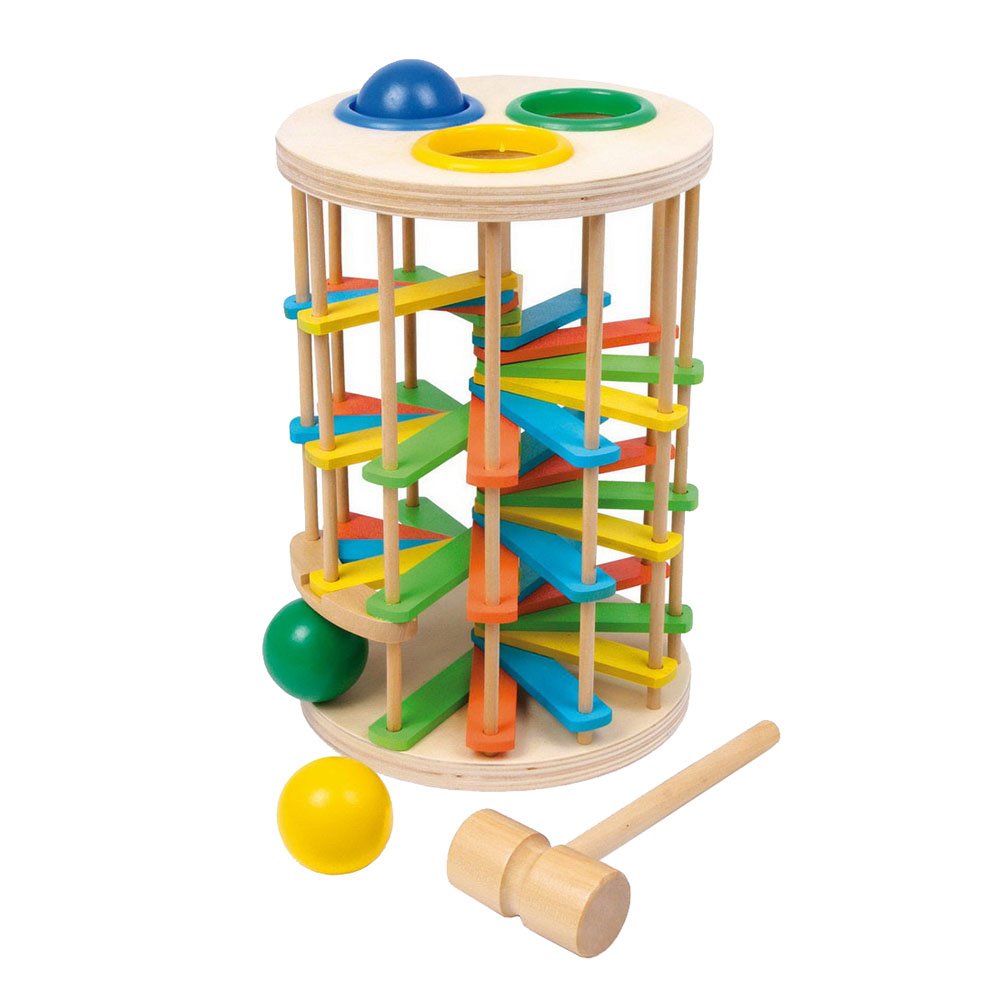 Small Foot by Legler Legler Large Hammer Tower Beads Preschool Learning Toy
