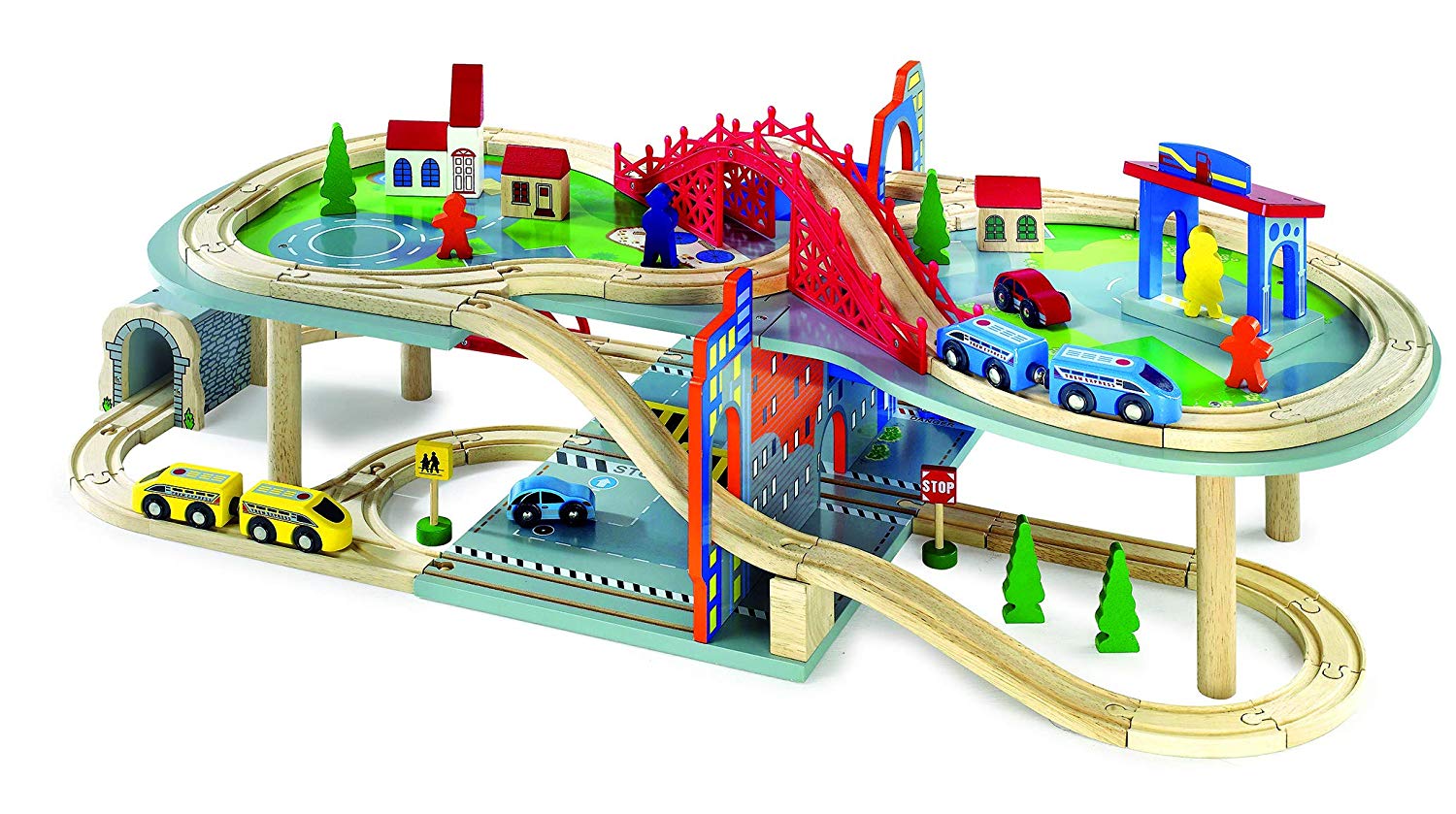 Small Foot by Legler Legler "Malte" Twin-Storey Model Trains And Railway Set