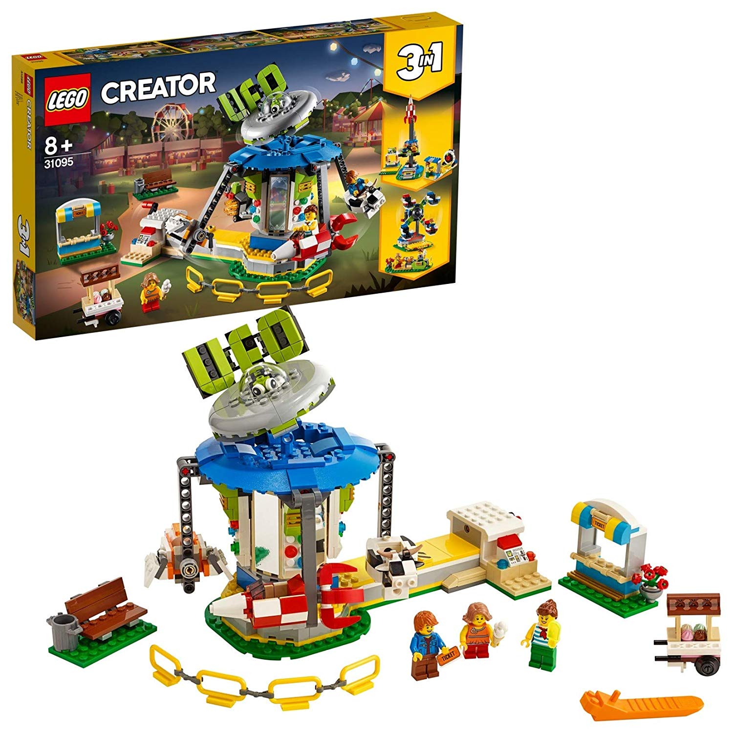 Lego 31095 Creator 3-In-1 Set Fairground Carousel