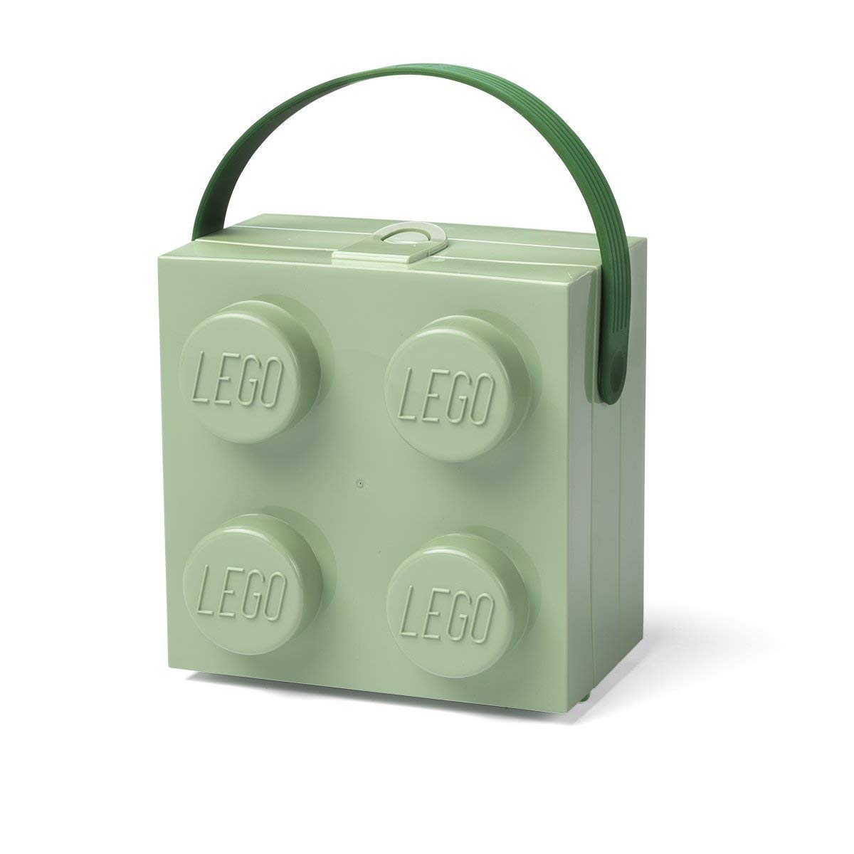 Lego Lunch Box With Handle Sand Portable Storage Box Green