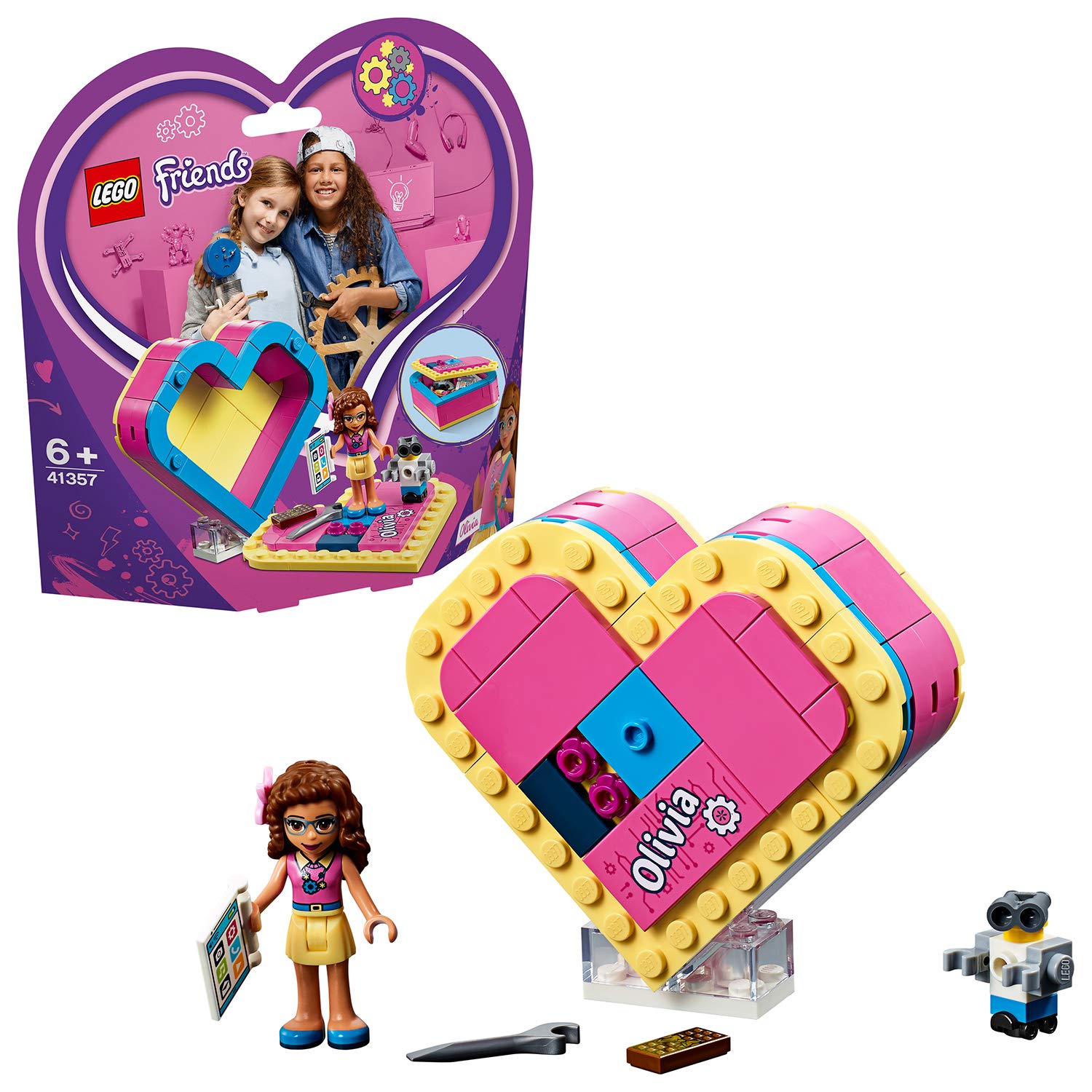 Lego 41357 Friends Olivias Heart Box, Multi-Coloured