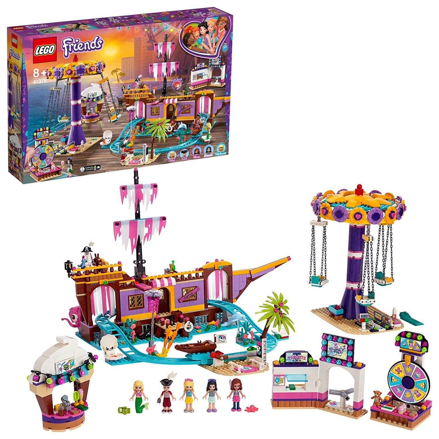 Lego 41375 - Friends Amusement Park Of Heartlake City Building Set