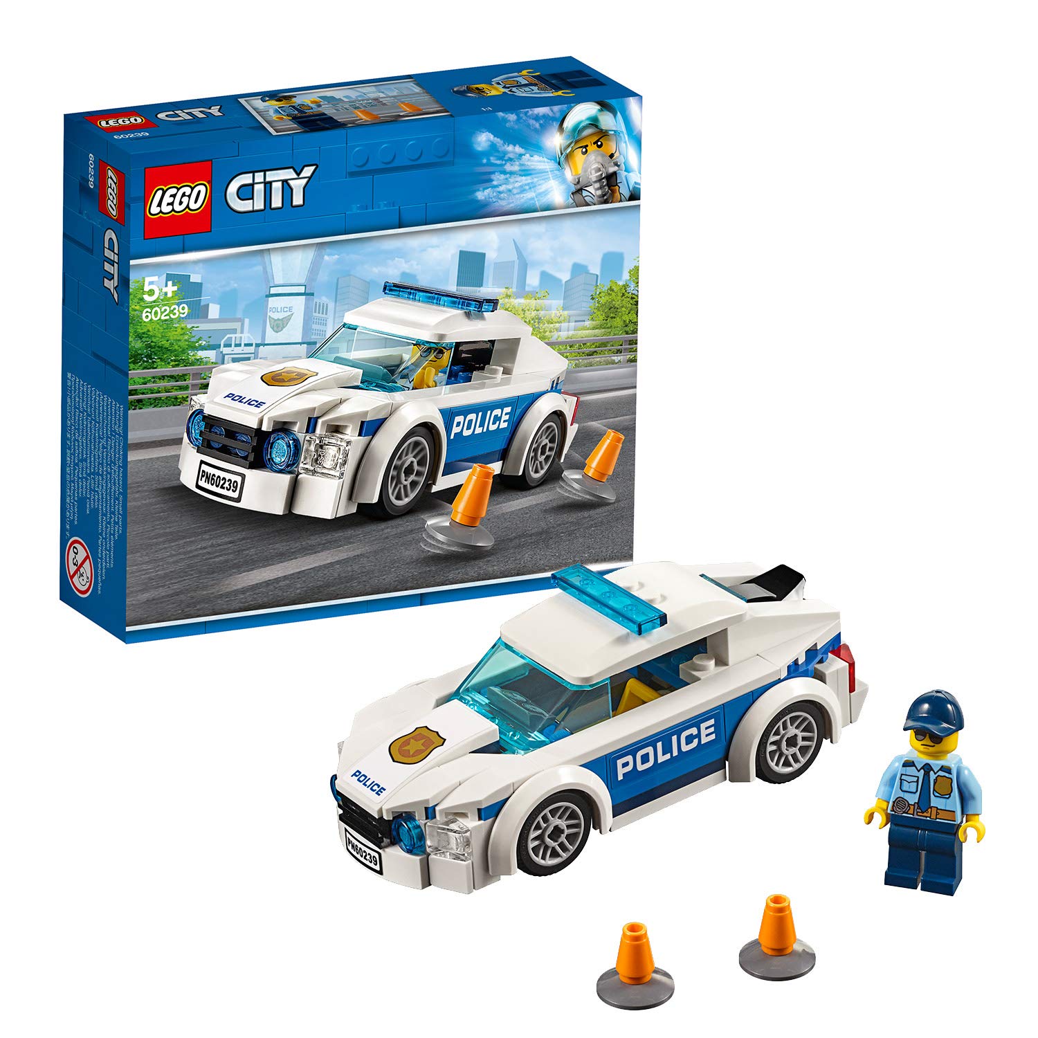 Lego 60239 City Patrol Car, Multi-Colour