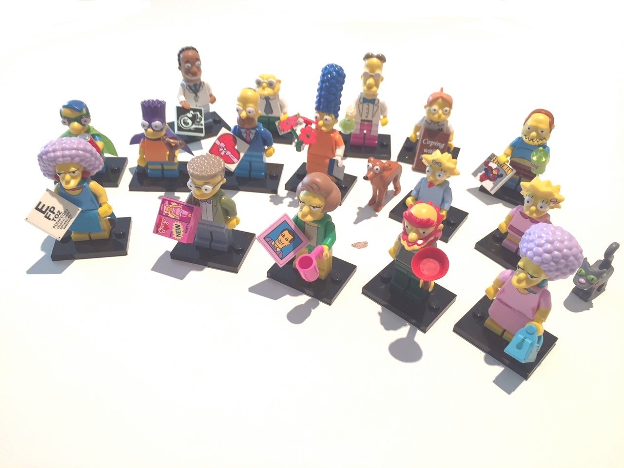 Lego Mini Figures Simpsons Series Complete Set Of All Figures