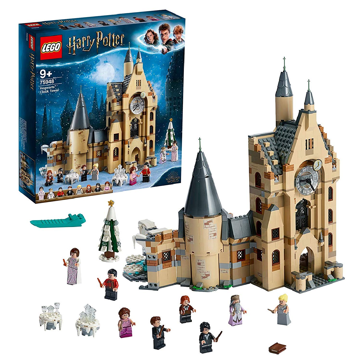 Lego 75948 Harry Potter Hogwarts Castle Clock Toy, Compatible With Great Ha