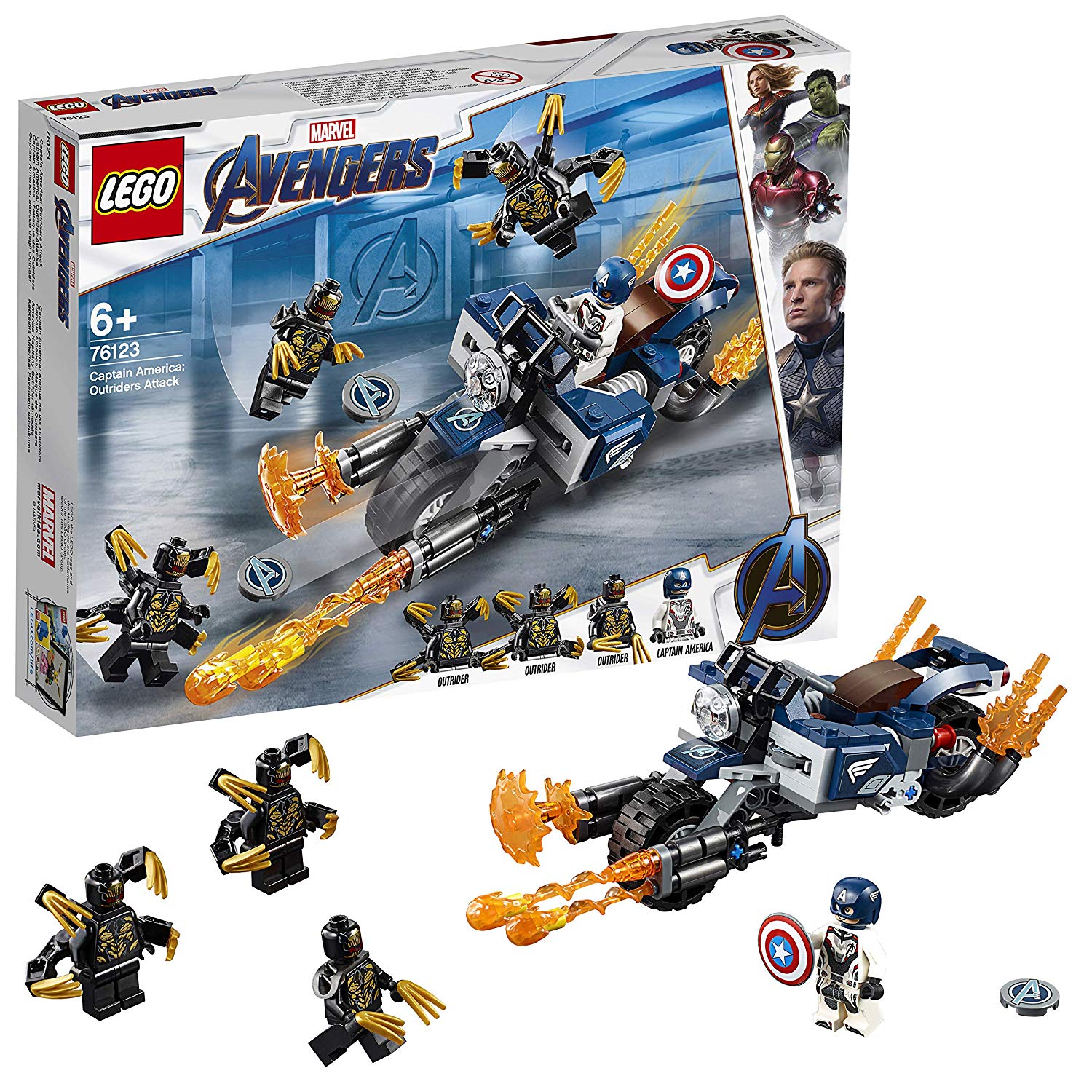Lego 76123 Marvel Super Heroes Captain America: Outrider Attack