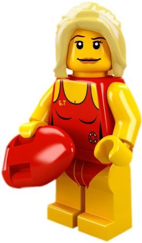 Lego Collectible Figure Lifeguard