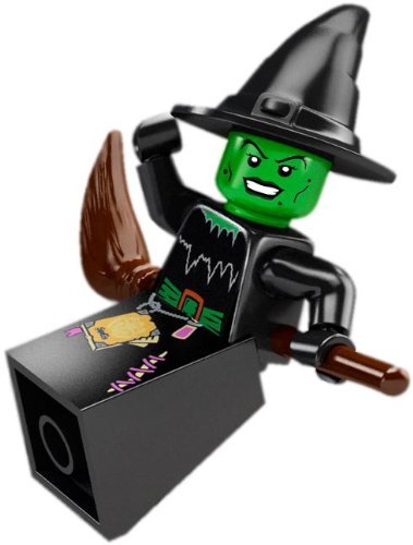 Lego Minifigures Witch With Broom From Series