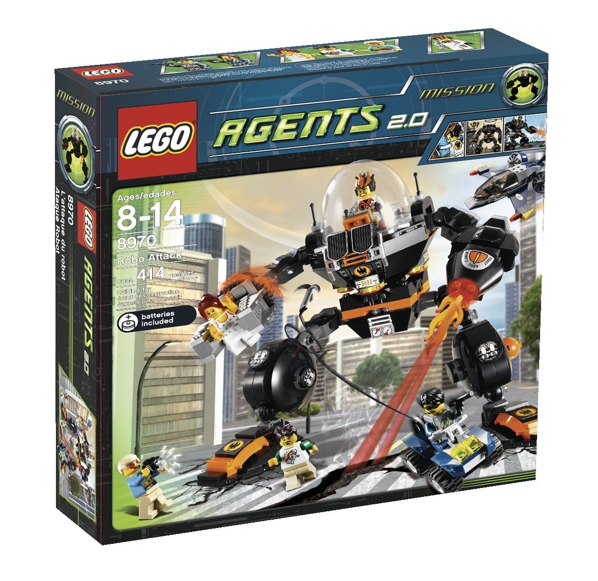 Lego Agents Robot Attack
