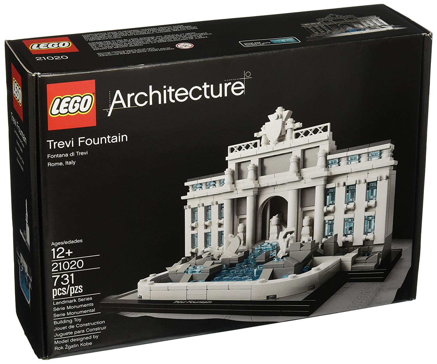 Lego Architecture Building Toy By Lego Trevi Fountain