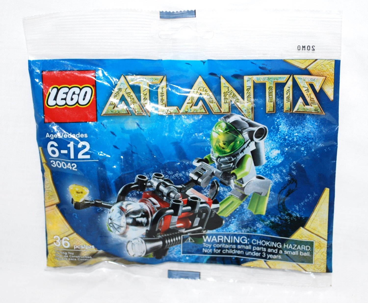 Lego Atlantis Expedition Diver With Mini Sub Sealed In Bag