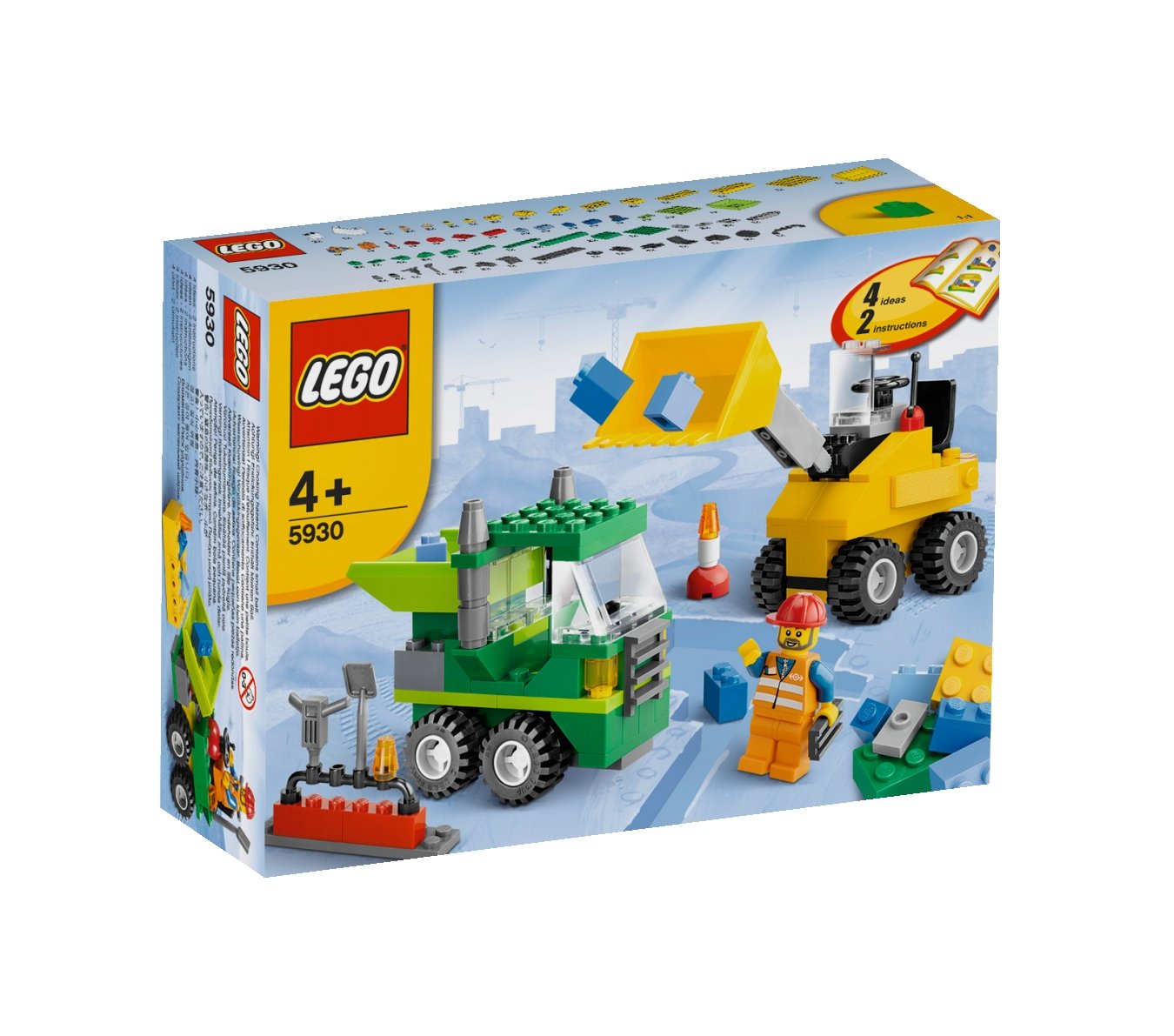Lego Bricks More Road Construction