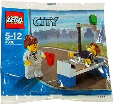 Lego City Doctor With Patient
