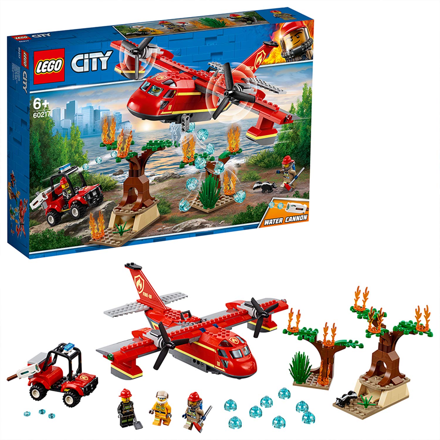 Lego City 60217 Fire Brigade Fire Plane
