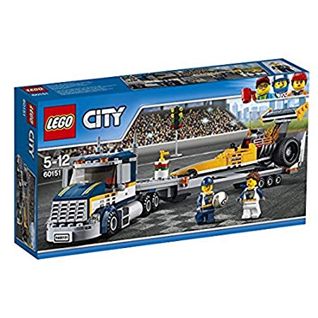 Lego City Dragster Transporter Building Block Toy