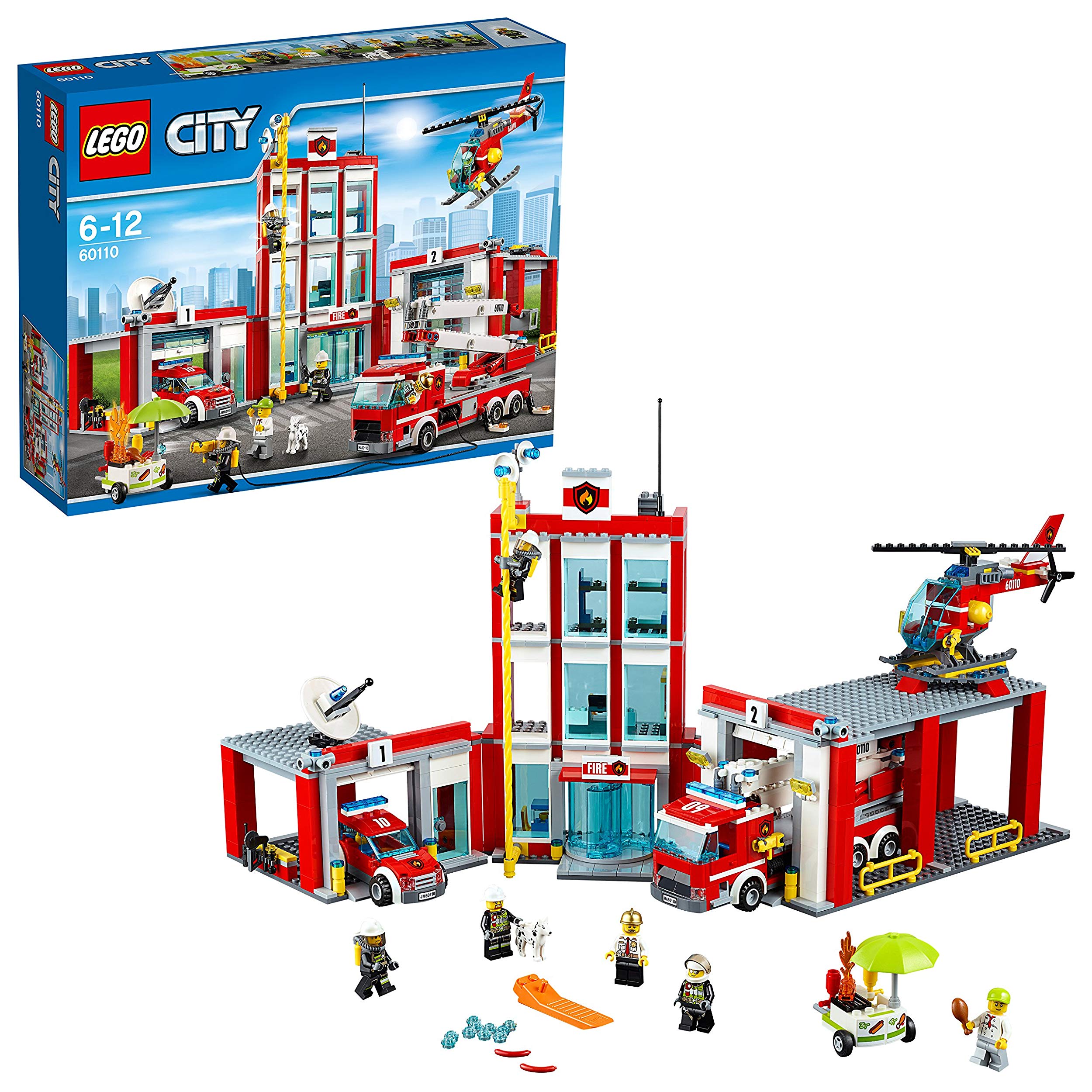 Lego City Fire Fire Station Mixed