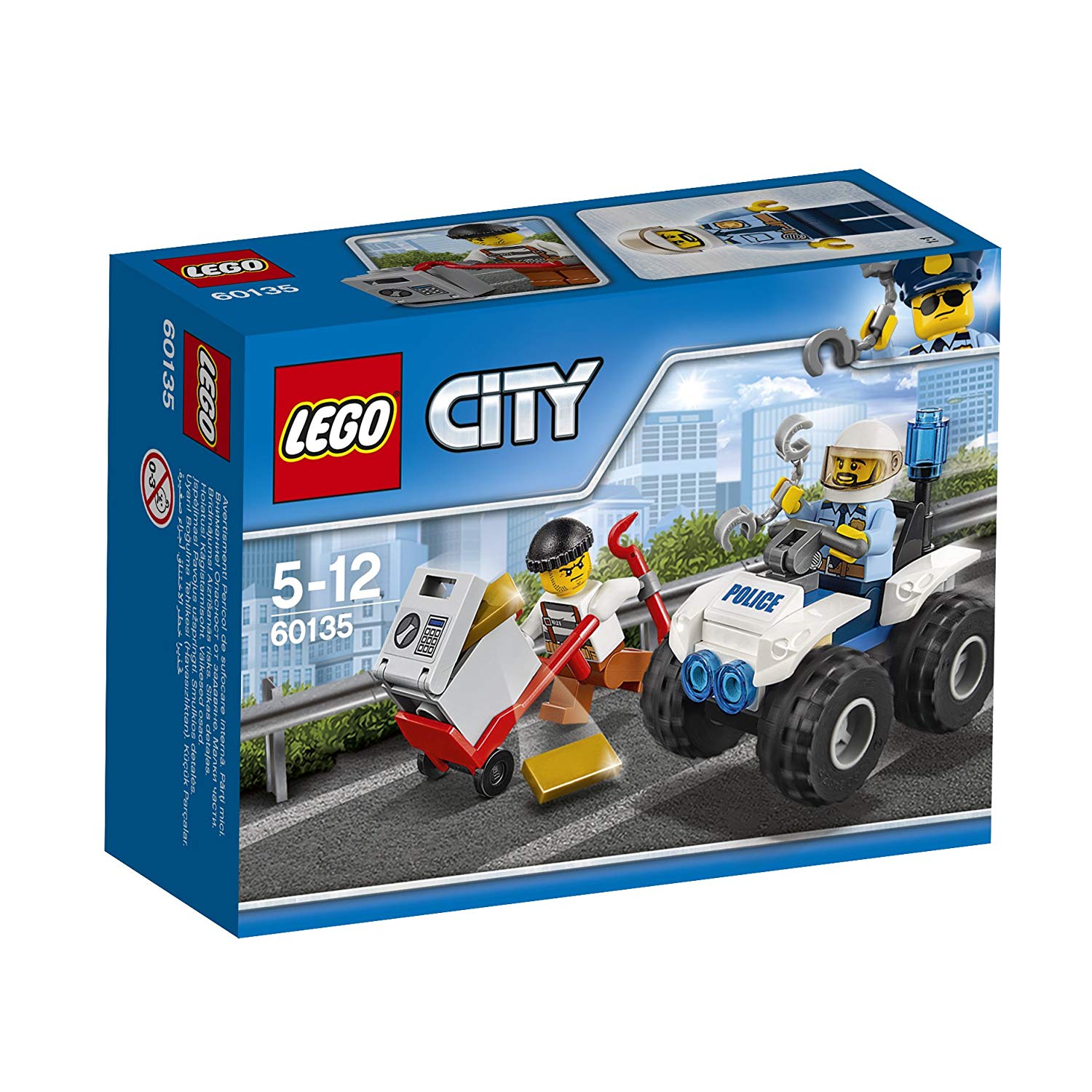 Lego City Police Gangster Fishing For Quad