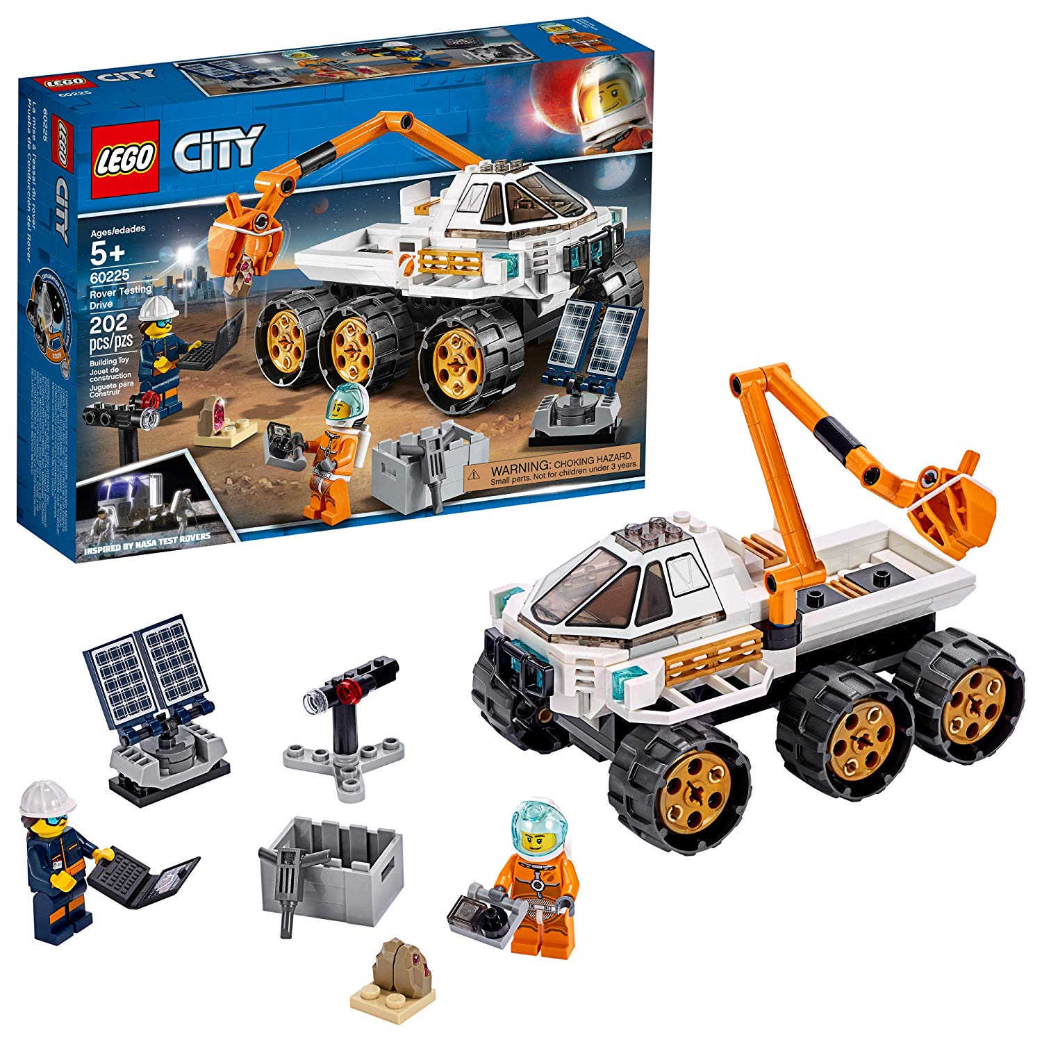 Lego City Space 60225 Mars Rover Research Vehicle (202 Pieces)