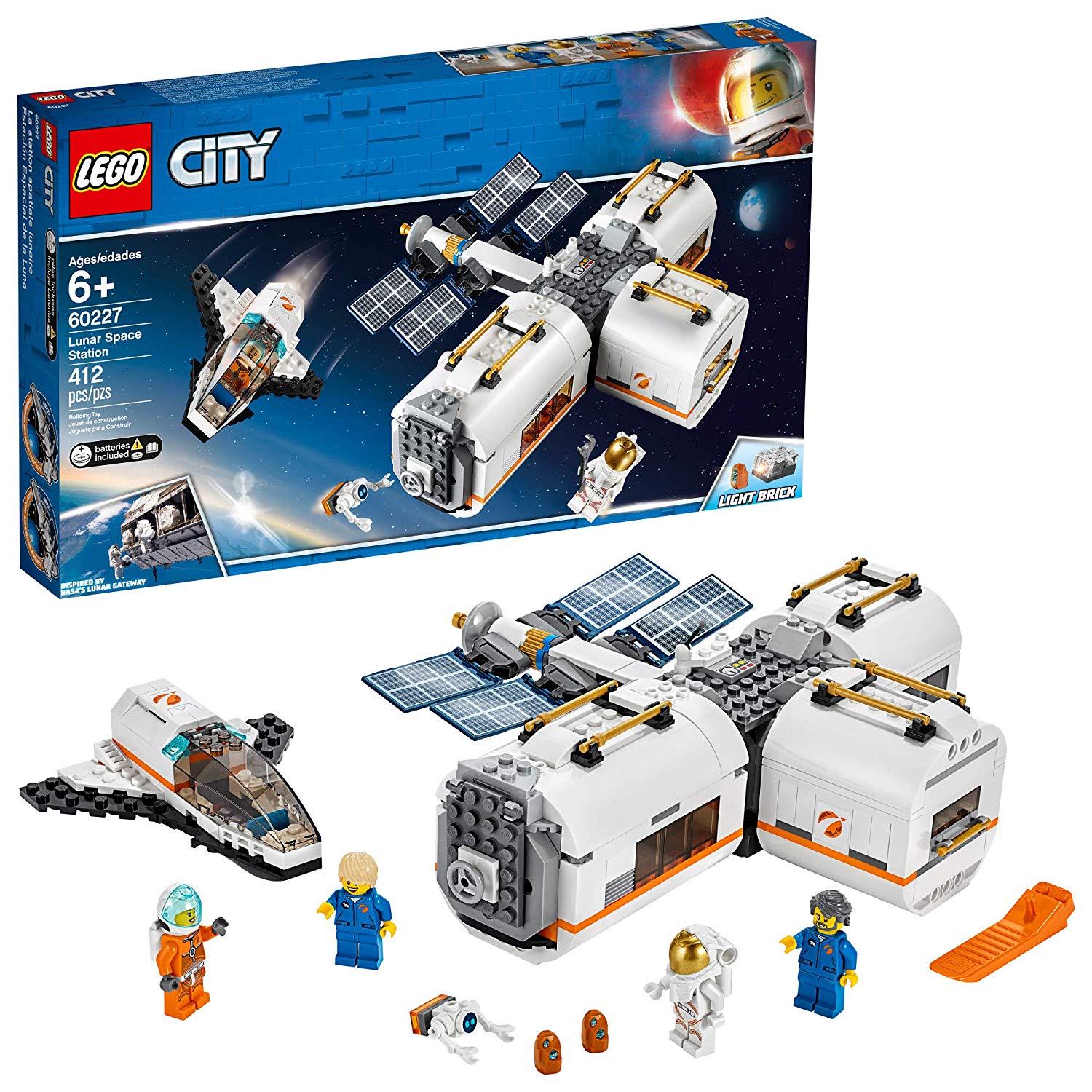 Lego City Space 60227 Lunar Space Station (412 Pieces)
