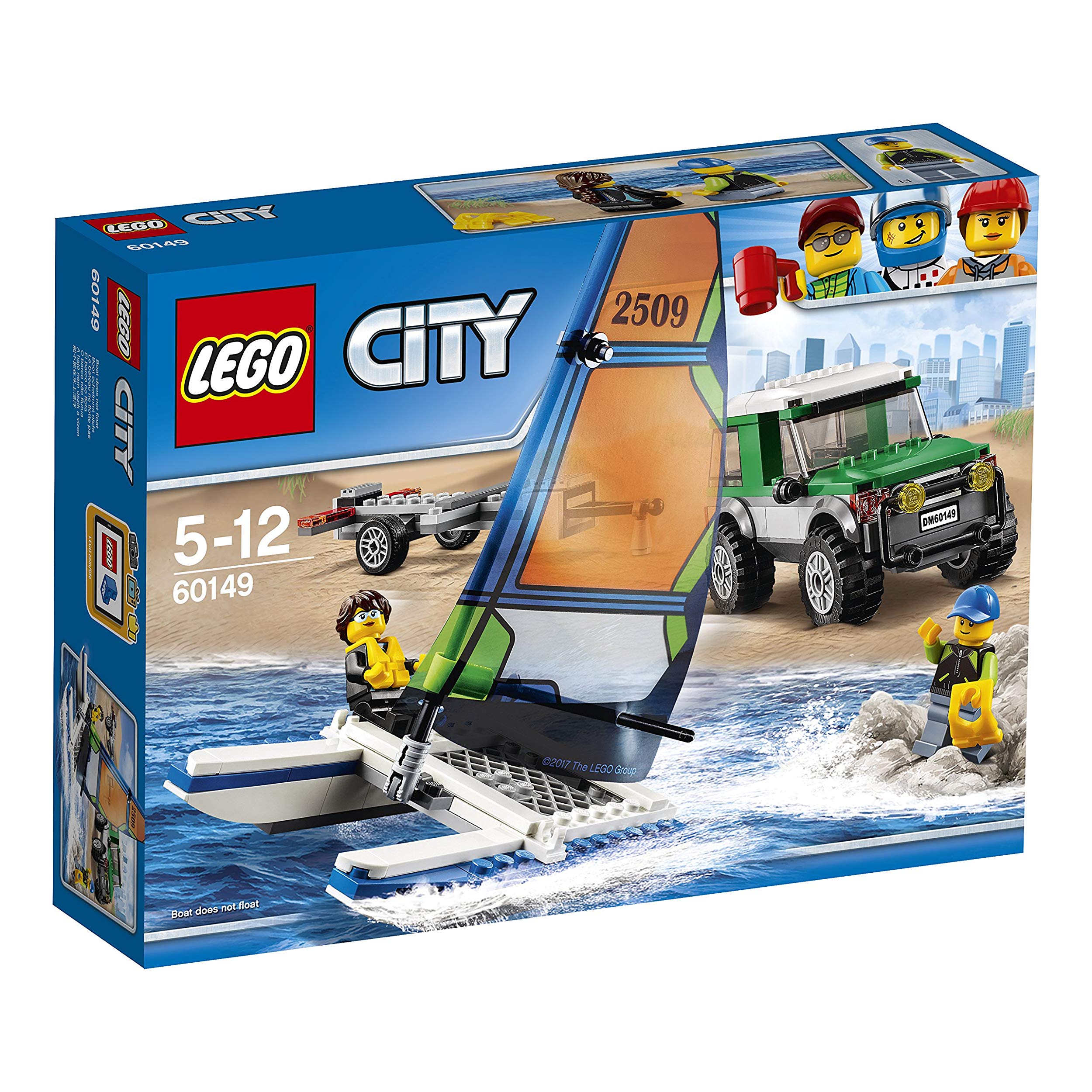 Lego City Suv With Toy Katamaran