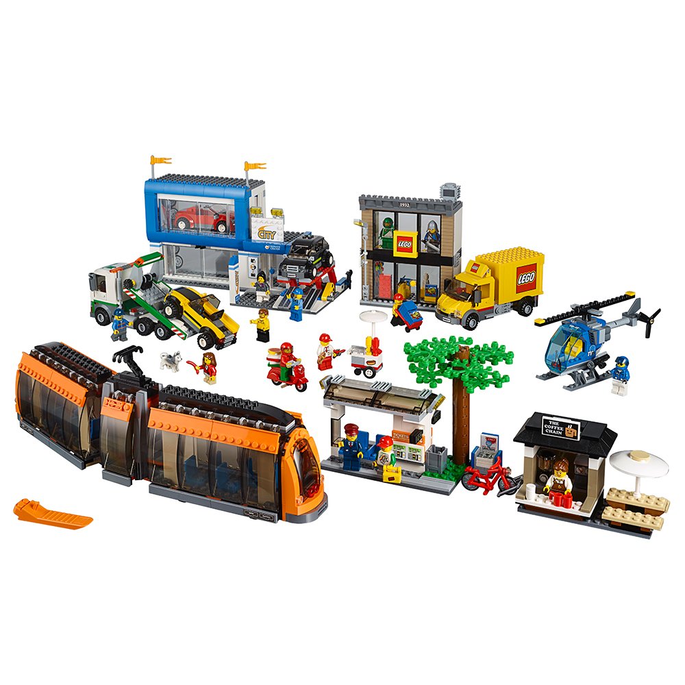 Lego City Town City Square Building Kit By Lego