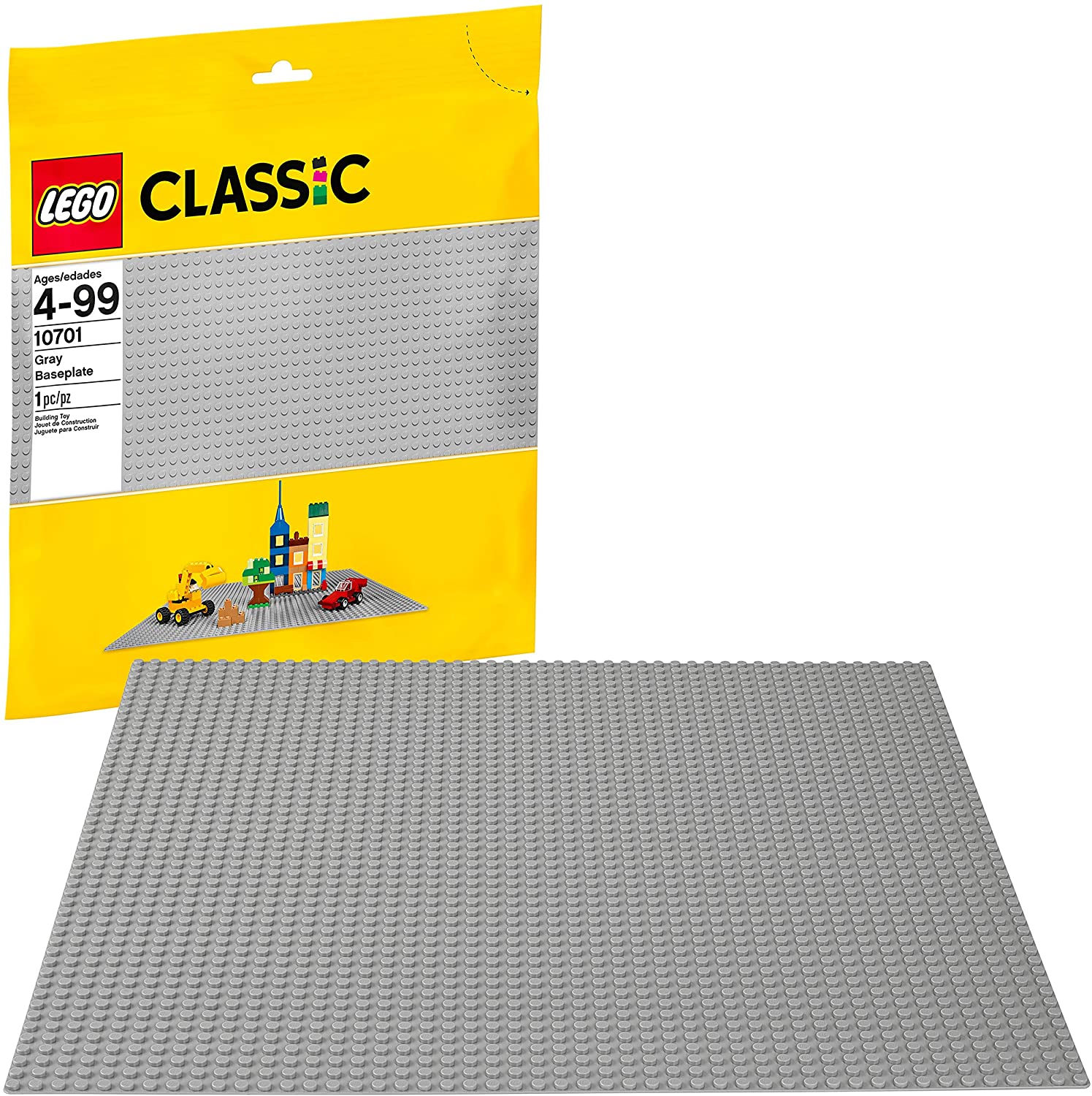 Lego Classic Gray Baseplate By Lego