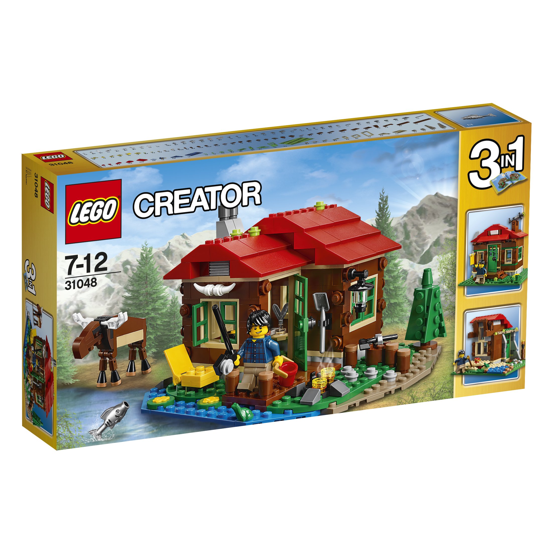Lego Creator Hut At The Lake Building Block Toy
