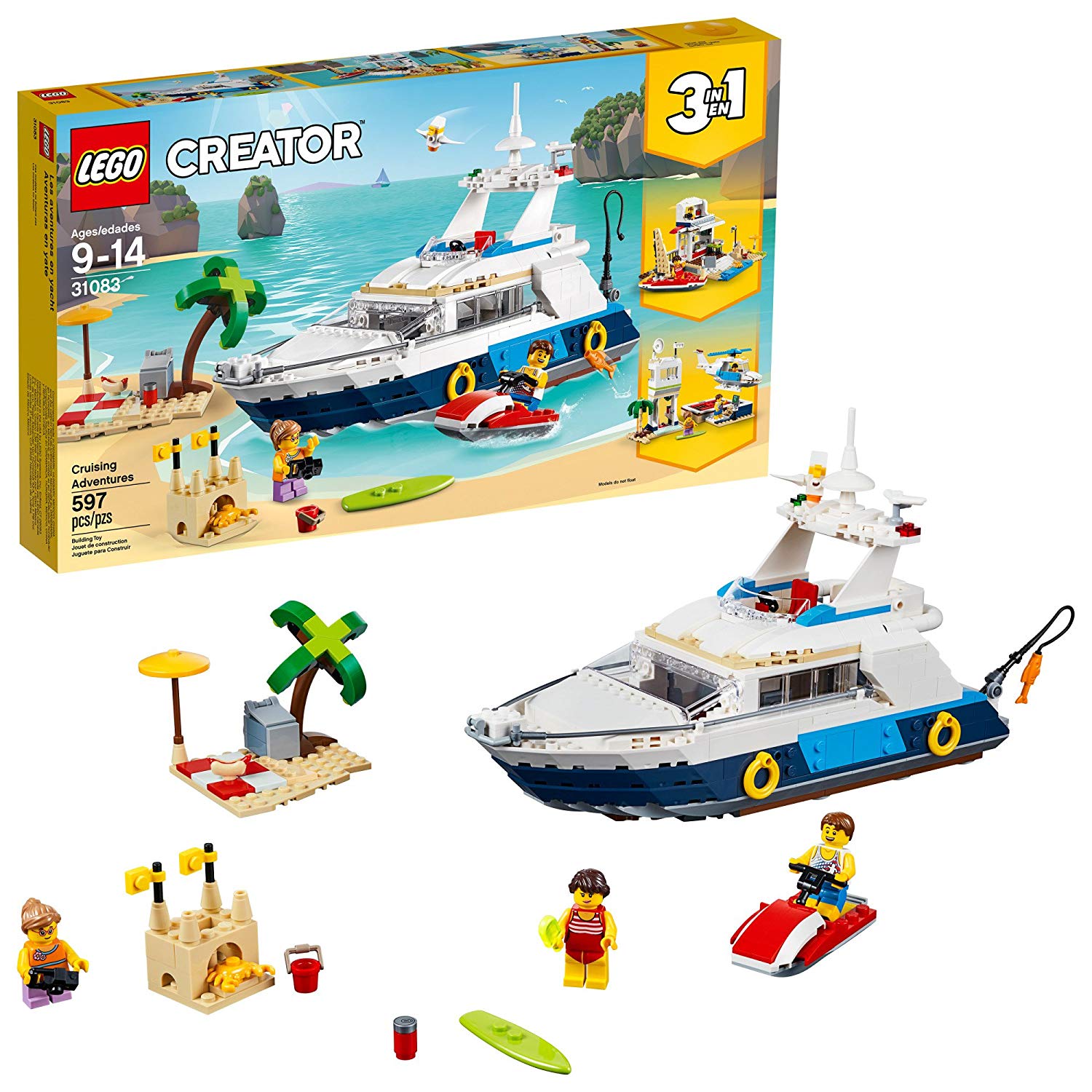 Lego Creator Adventures On The Yacht