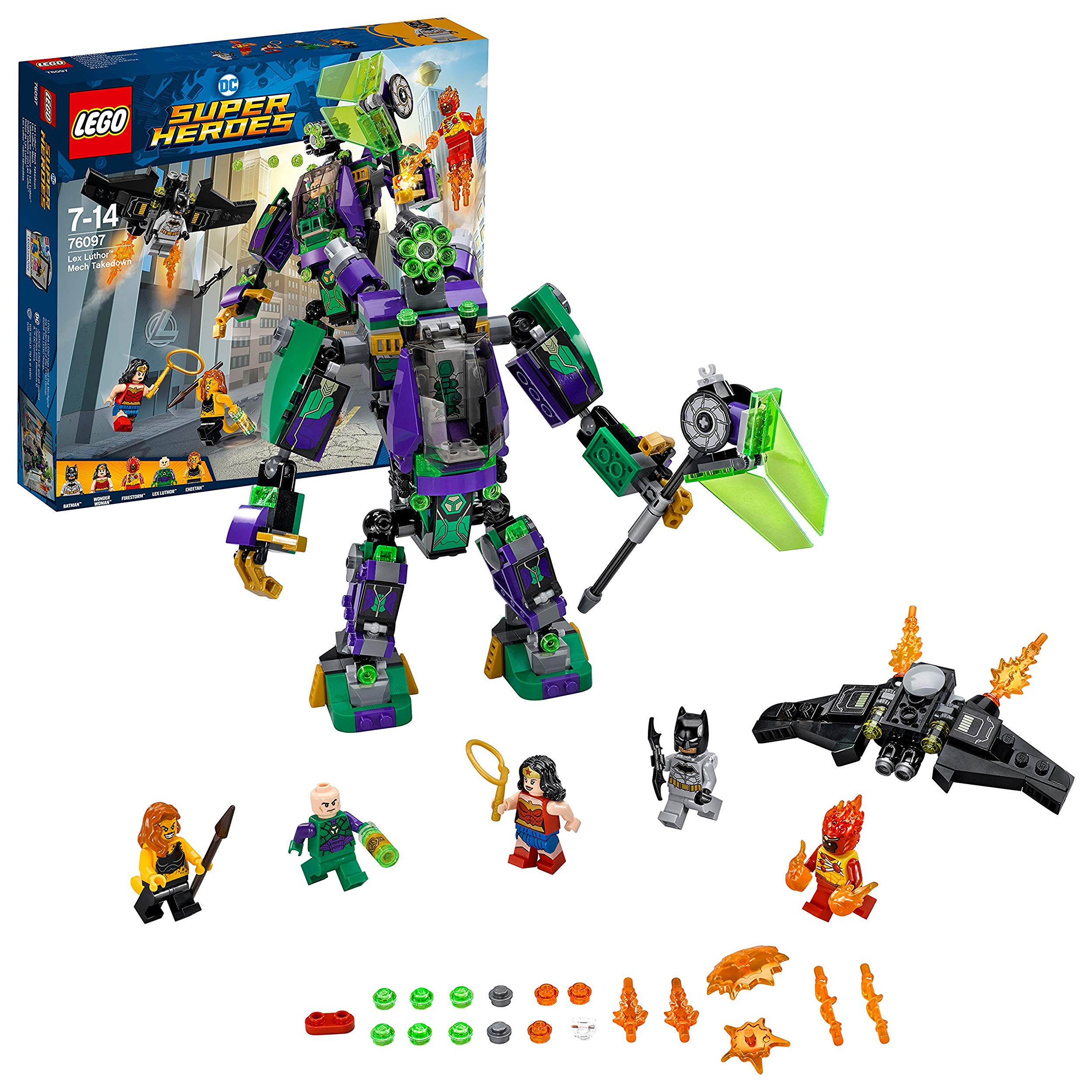 Lego Dc Super Heroes Lex Luthor Mech Superhero Toy For Boys And Girls