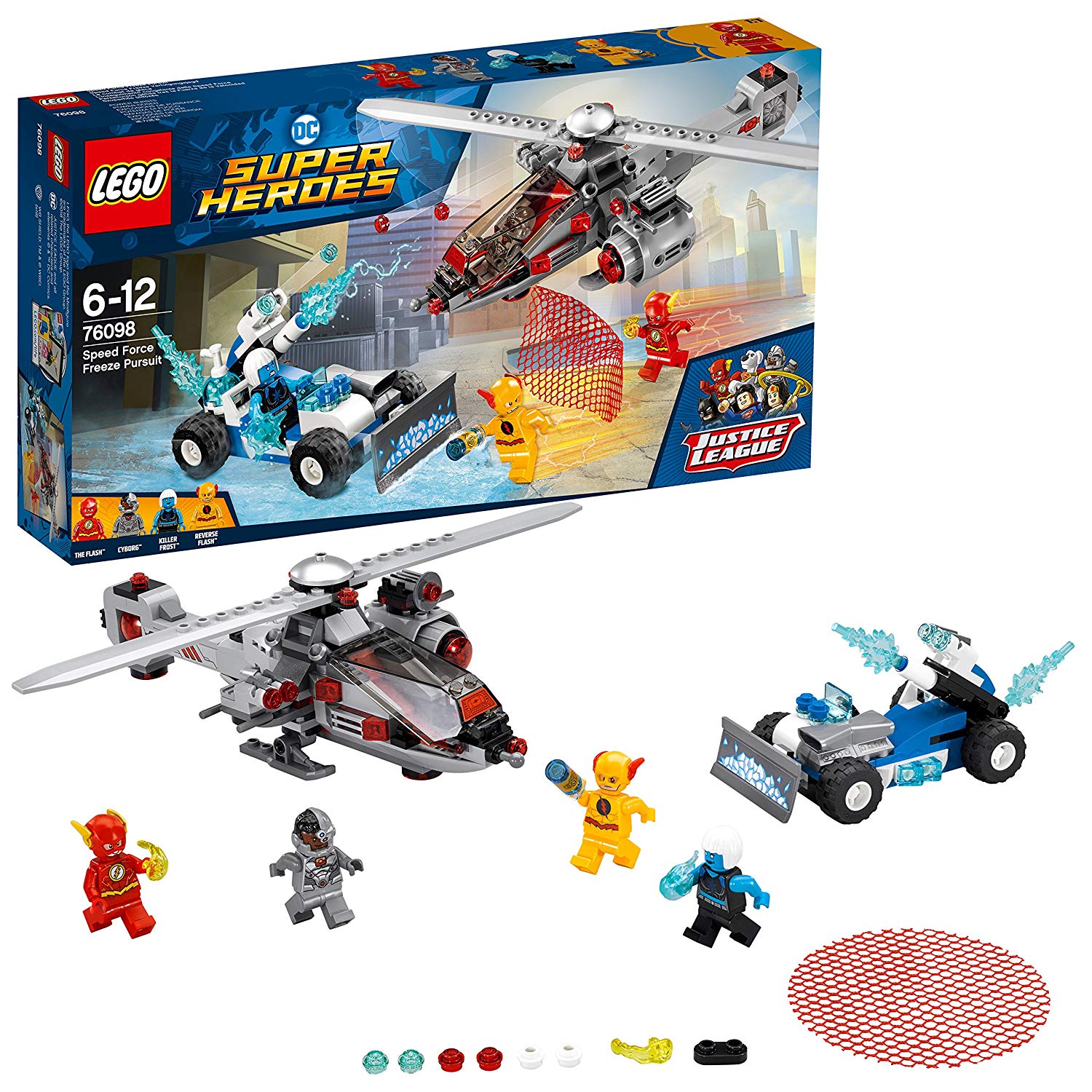 Lego Dc Super Heroes Speed Force Freeze Tracking Hunting 76098 Superhero To