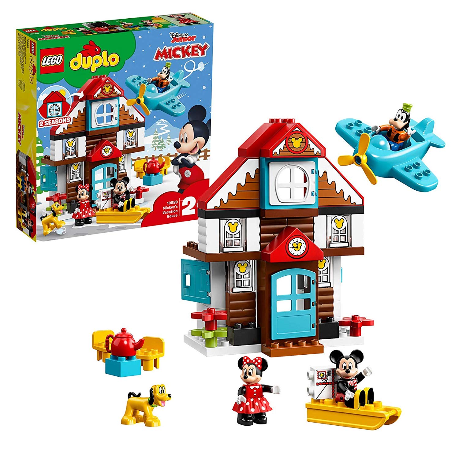 Lego Duplo Disney 10889 - Mickey Cottage, Building Set