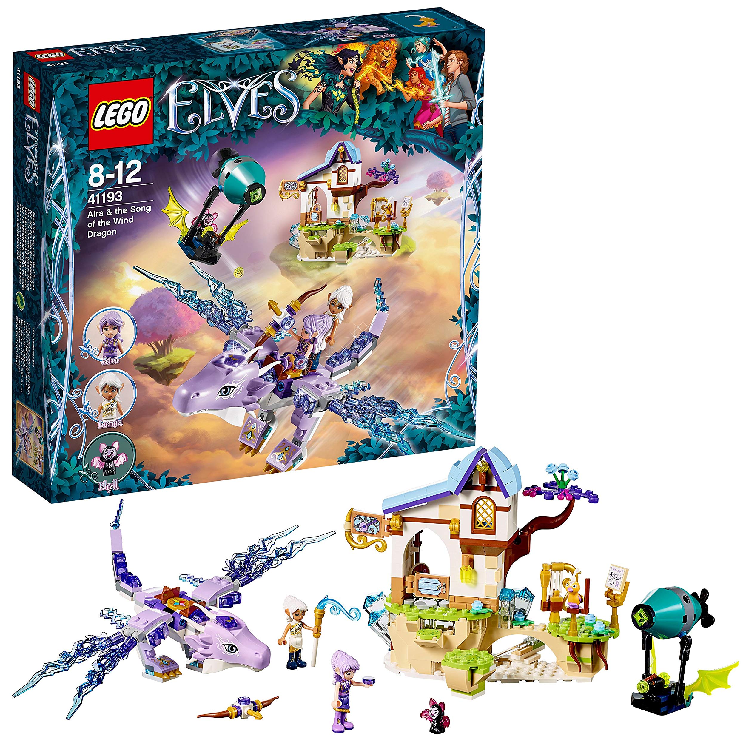 LEGO Elves Aira and the song of the wind dragon Toy for Girls and Boys