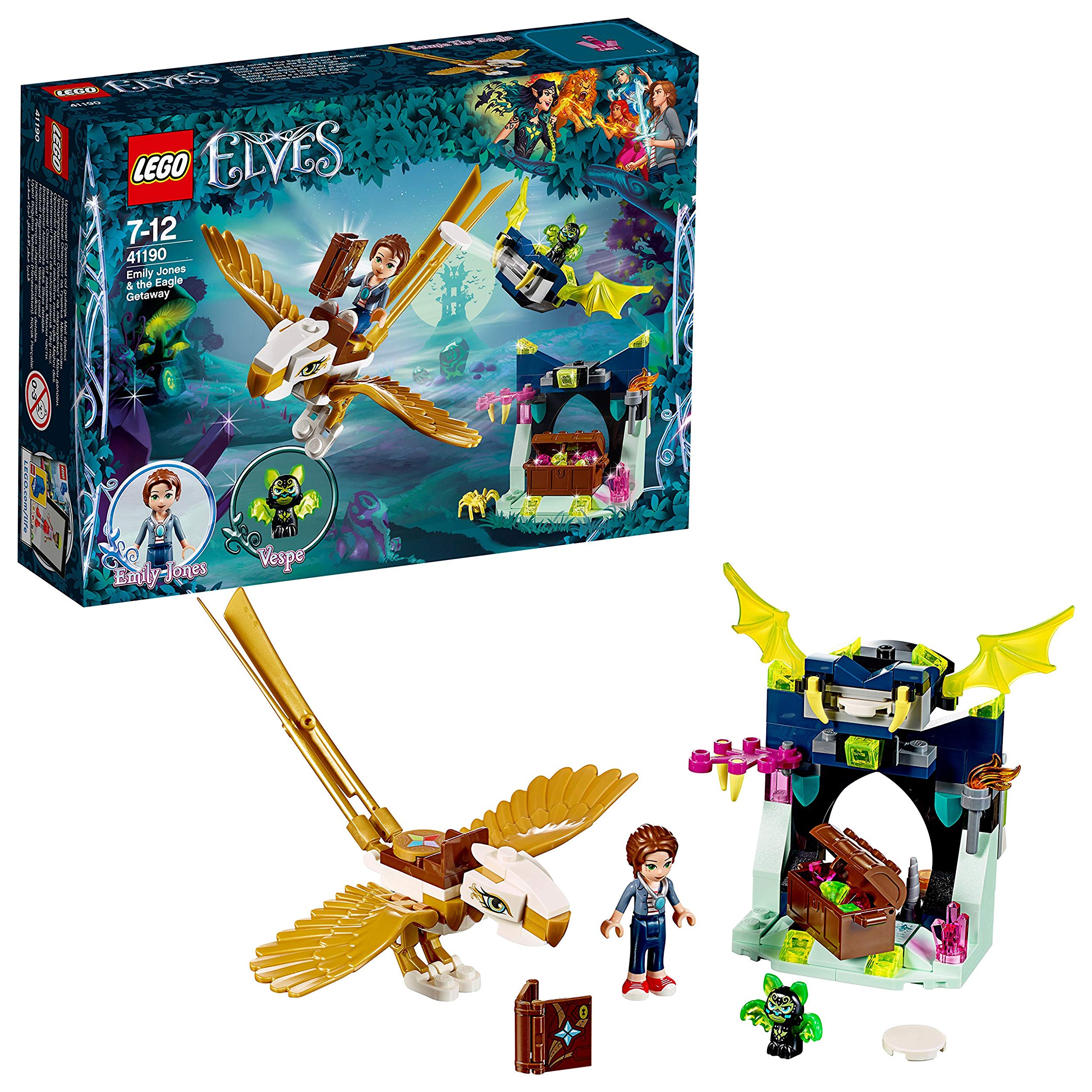 Lego Elves Emily Jones And Escape On The Eagle Imaginary Play